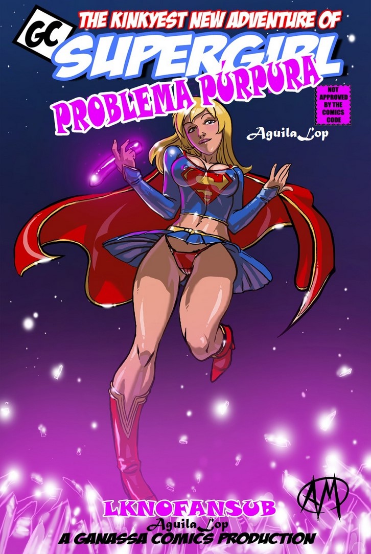 Ganassa Supergirl Purple Trouble comic +18