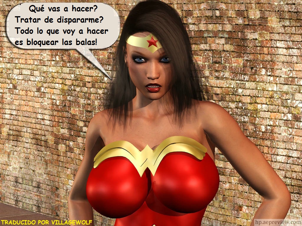 Wonder Woman vs the black assassin! Español